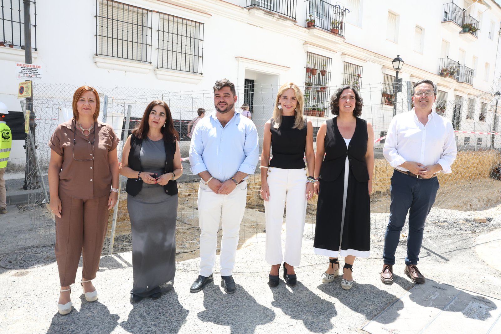 Las obras financiadas por la Diputación en La Verbena terminarán a principios de otoño